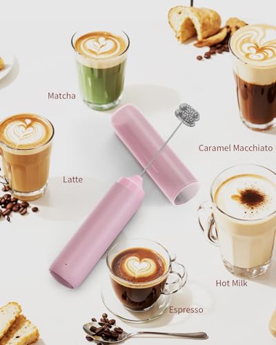 Portable Rechargeable Milk Frother Handheld