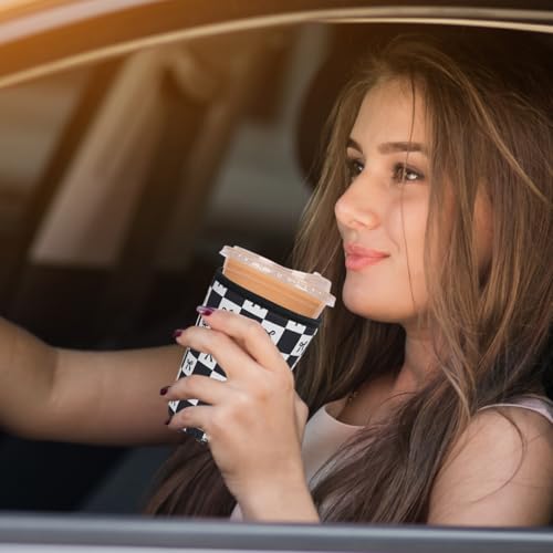 Reusable Insulated Neoprene Iced Coffee Cup Sleeve (3 Count)