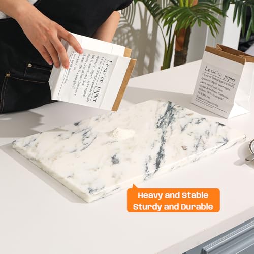 White Marble Cutting Board 12x20 Inch
