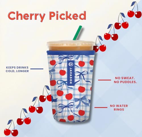 JavaSok Iced Coffee & Cold Soda Insulated Neoprene Cup Sleeve