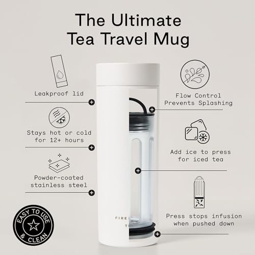Travel Tea Infuser Mug with Strainer