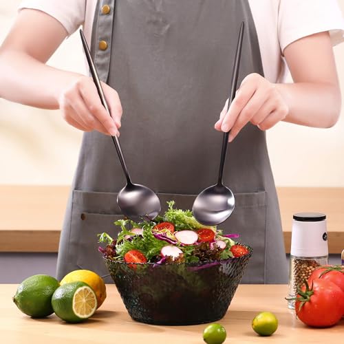 Black Salad Serving Utensils (2 Count)