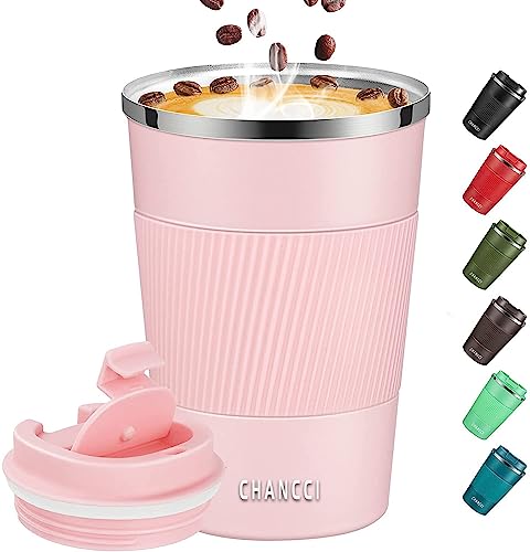 Travel Coffee Mug Spill Proof Leakproof 12 oz Insulated Coffee Mug with Screw Lid
