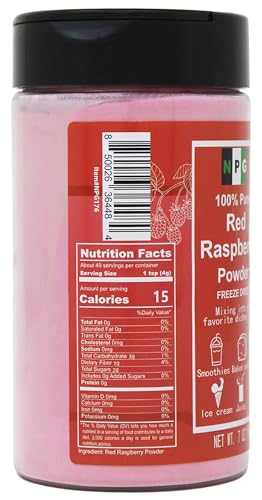 Freeze Dried Red Raspberry Juice Powder 7 Oz (7 Ounce)