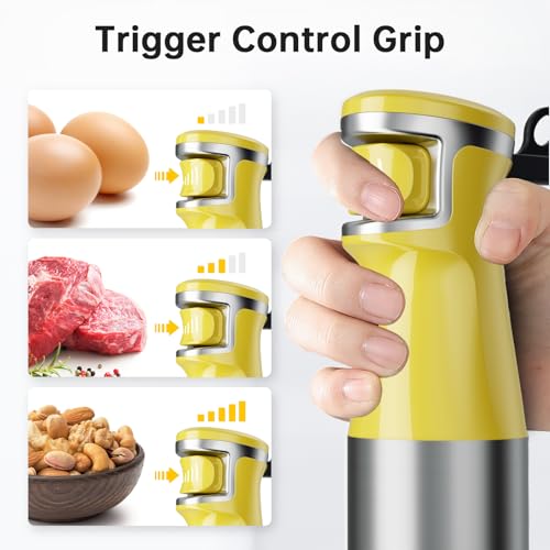 Immersion Blender Handheld Corded Hand Blenders Set 1100W