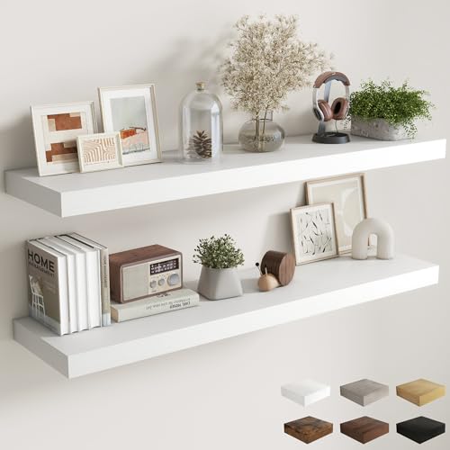 55 Inch Fireplace Mantel Shelf (2 Count)