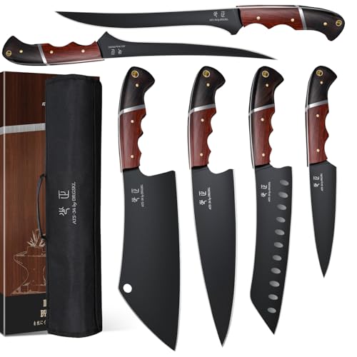 Kitchen Knife Set with Bag (6 Count)