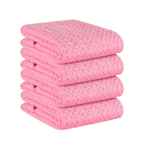 100% Cotton Premium Waffle Kitchen Towels