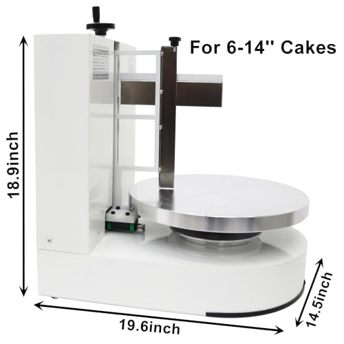 Cake Frosting & Smoothing Machine Stainless Steel Scraper 110V