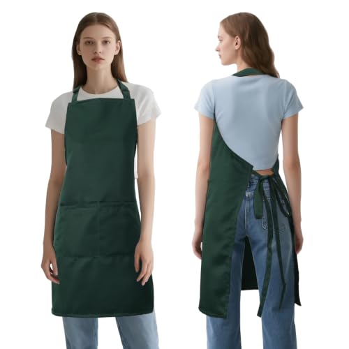 Kitchen Bib Chef Apron for Women Men