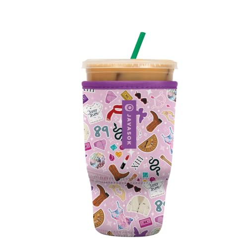 JavaSok Iced Coffee & Cold Soda Insulated Neoprene Cup Sleeve