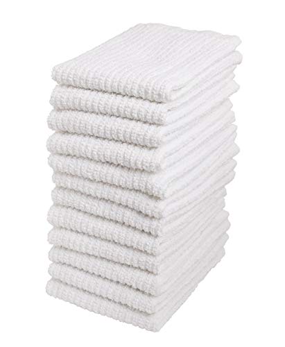 Dish Cloths 12"x12" Dish Rags (12 Count)
