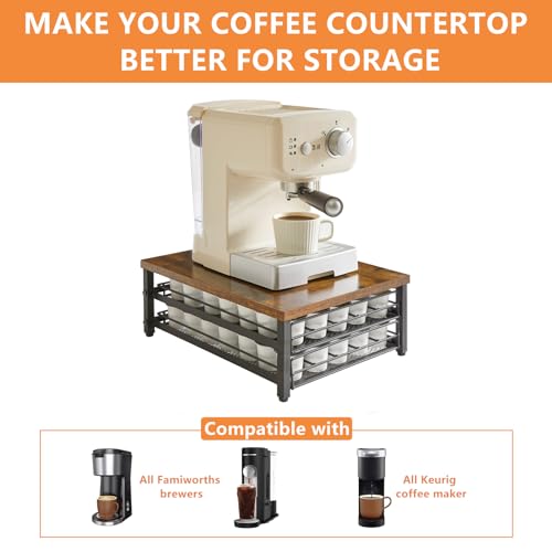2 Tier Coffee Pod Drawer Holder for K Cup