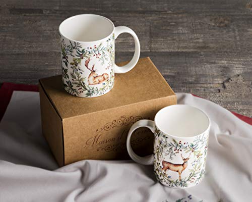 Coffee Mug with Handles Tea Cups (2 Count)