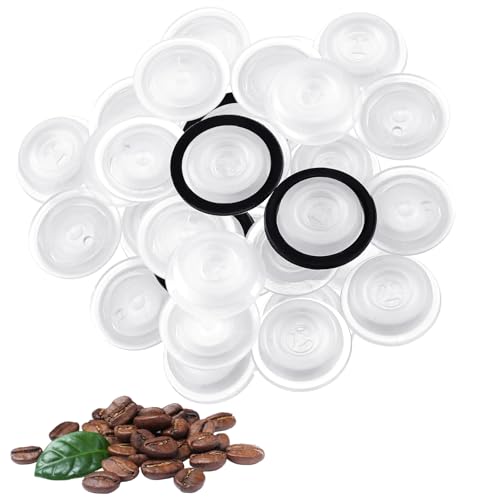 22 Pcs Co2 Valve Filter Set Replacement for Coffee Canisters Airtight with 2 Rubber Rings
