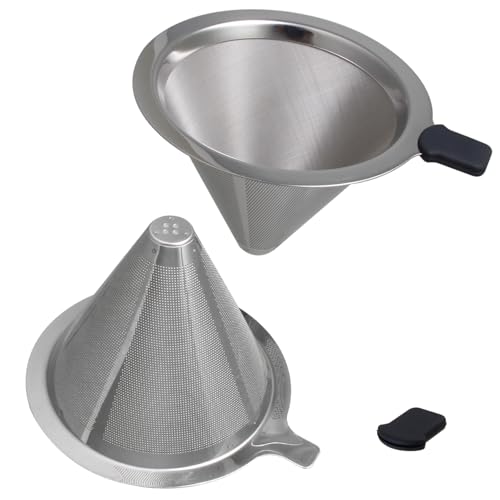 Double Mesh Pour Over Coffee Filter Set
