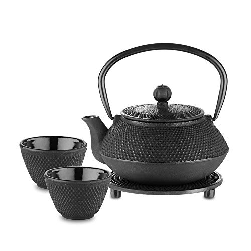 Cast Iron Teapot Set with Infuser