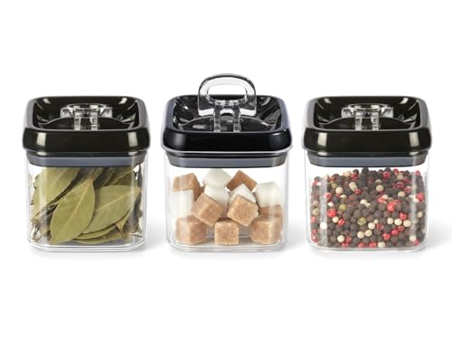 Flip Tite Food Storage Container 5" LARGE Size Airtight Lid Lock Top (3 Count)