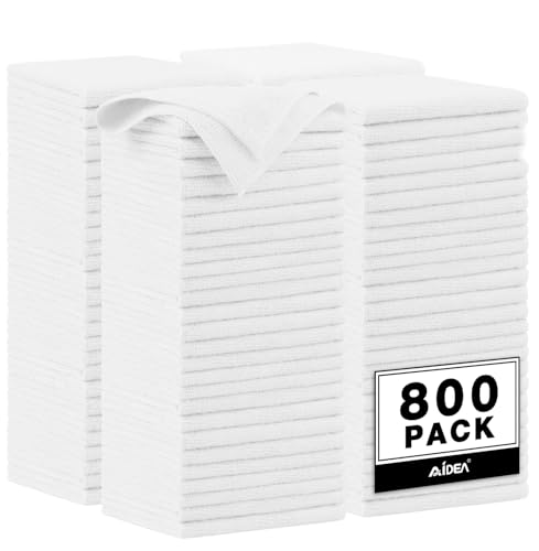 White Microfiber Cleaning Cloth (800 Count)