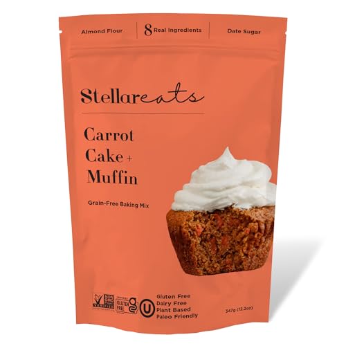 Grain Free Carrot Cake & Muffin Baking Mix (12.2 Ounce)