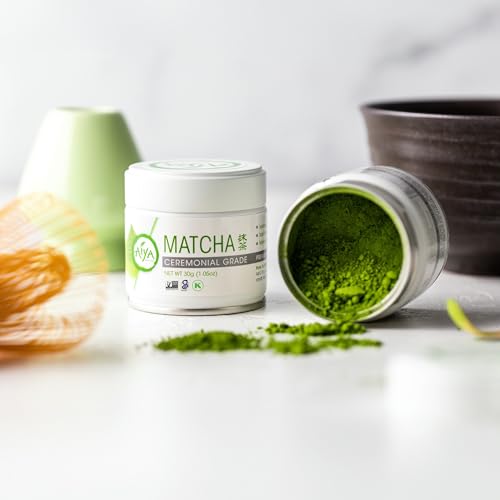 Aiya Authentic Japanese Premium First Harvest Ceremonial Grade Matcha Green Tea Powder (30 Gram(s))