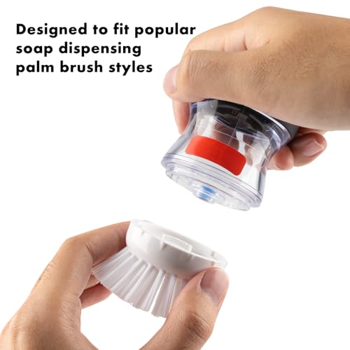 Soap Dispensing Palm Brush Refills (4 Count)