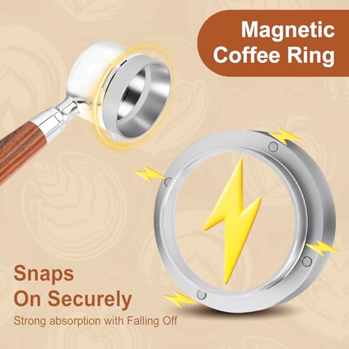 49MM Espresso Dosing Funnel With Coffee Ring