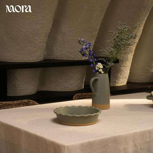 Mora Ceramic Pie Pan for Baking (30 Count)
