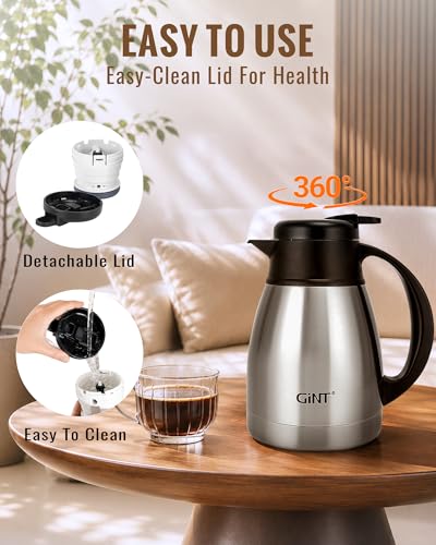 Insulated Coffee Carafe 34 Oz