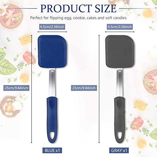2 Pcs Mini Silicone Cookie Brownie Spatula (2 Count)
