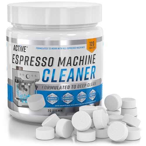 Espresso Machine Cleaning Tablets Descaling (120 Count)