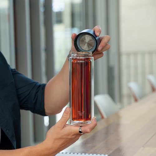 Glass Multi Tea Infuser Bottle 14oz