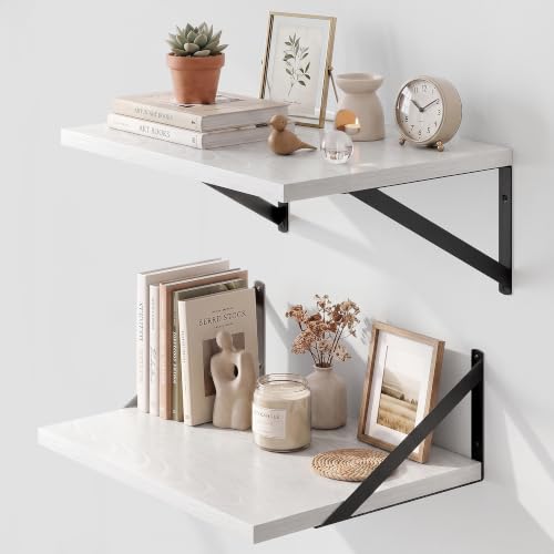 Wall Mounted Floating Shelves Set of 2 (2 Count)