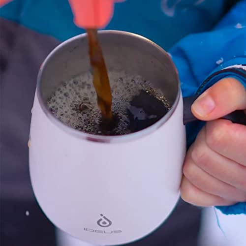 16 oz Insulated Coffee Mug with Handle and Lid