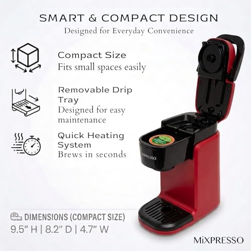 Single Serve Coffee Maker K Cup Coffee Maker for K Pods & Grounds
