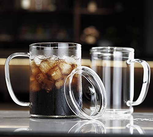 Glass Coffee Mugs (2 Count)