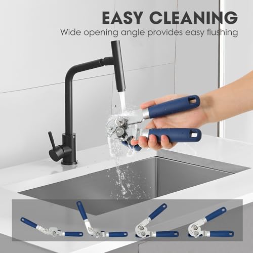 Manual Can Opener Hand Held with Magnet for Home Kitchen