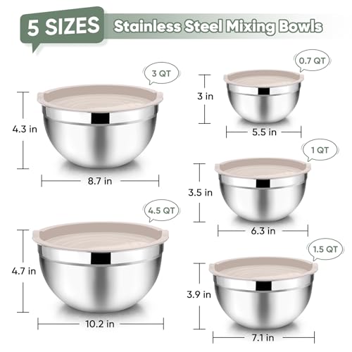 Mixing Bowls Set of 5 (6 Count)