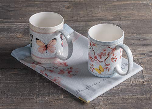 Coffee Mug with Handles Tea Cups (2 Count)