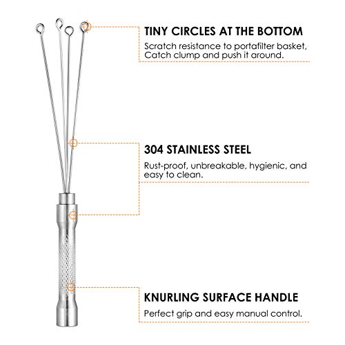 Stainless Steel Mini WDT Espresso Distribution Tool