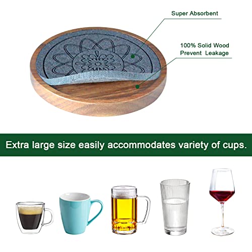 Wood Coasters for Drinks