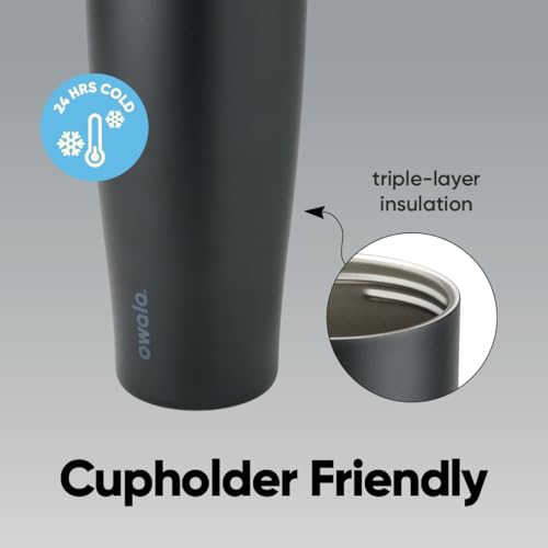 FreeSip Tumbler Stainless Steel Water Bottle 40 oz Sugar High