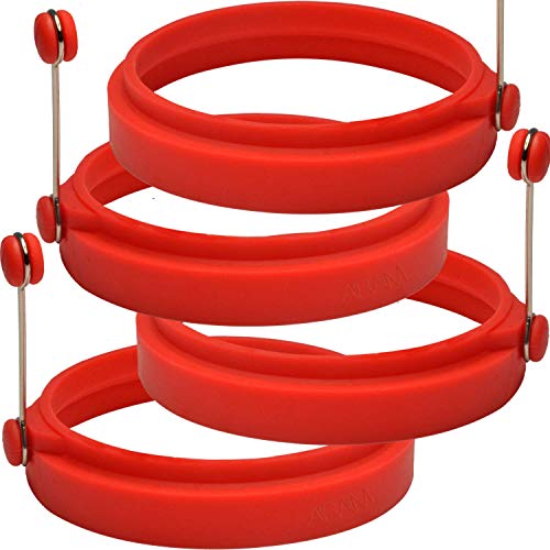 Professional 4 Inch Silicone Egg Ring