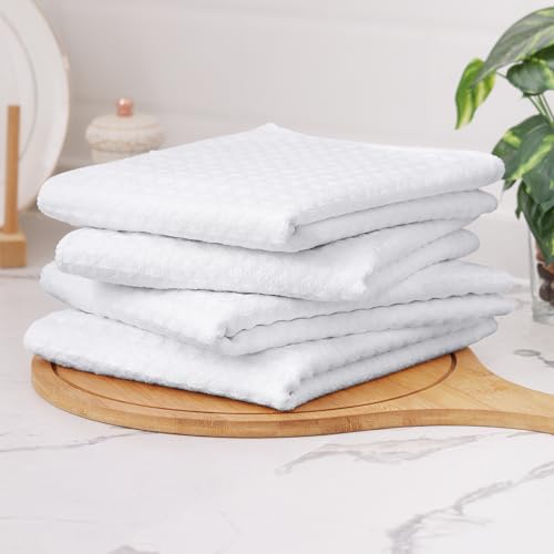 Microfiber Waffle Weave Kitchen Towels (8 Count)