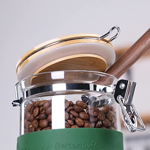 KKC Vacuum Sealed Coffee Bean Storage Container with Scoop
