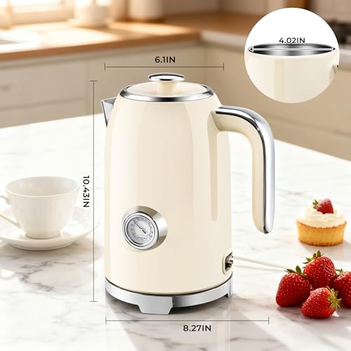 57oz Electric Kettle with Thermometer
