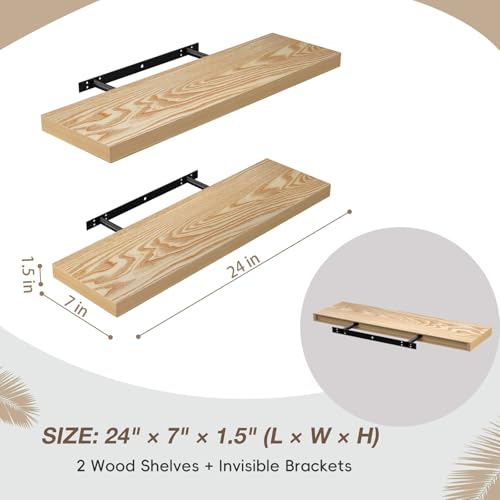Floating Wall Shelves (2 Count)