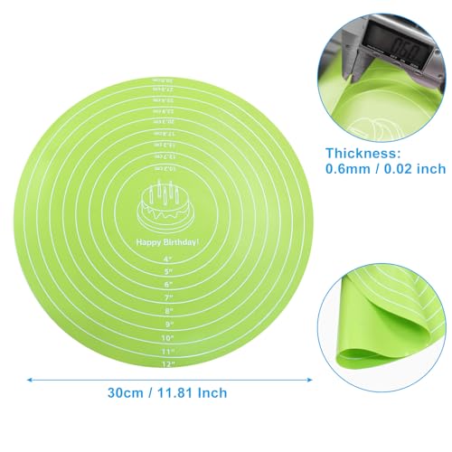 12 Inch Round Silicone Cake Mat