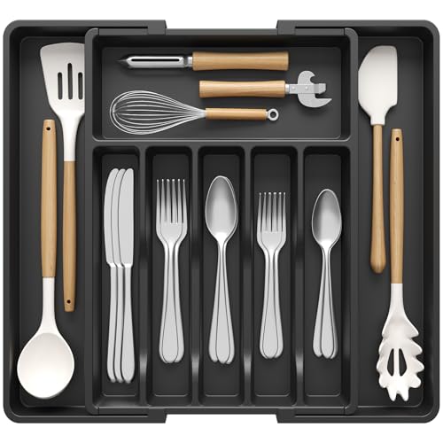 Extra Large Silverware Drawer Organizer
