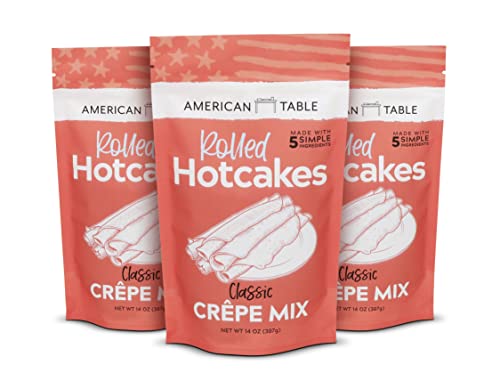 Classic Rolled Hotcakes Crepe Mix by American Table (42 Ounce)